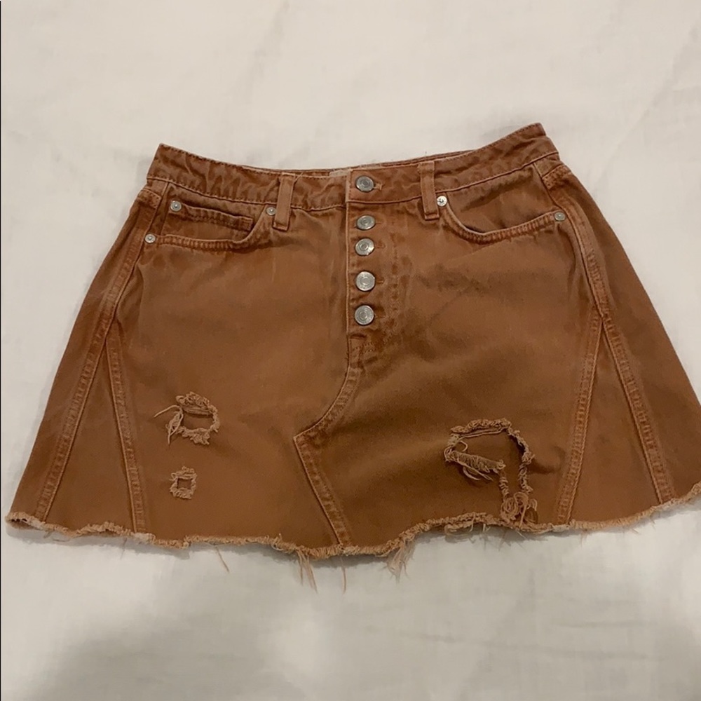 Free people Jean skirt